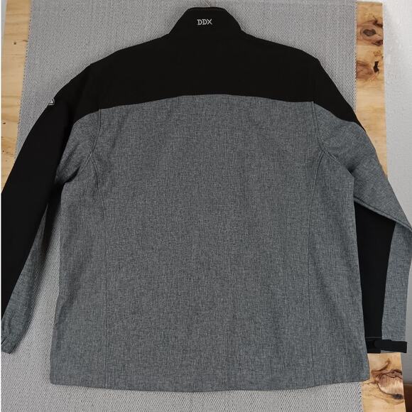 Dri-Duck DDX Soft Shell Jacket Mens XL Gray/Black Full Zip 4X Industrial Company - Picture 7 of 12